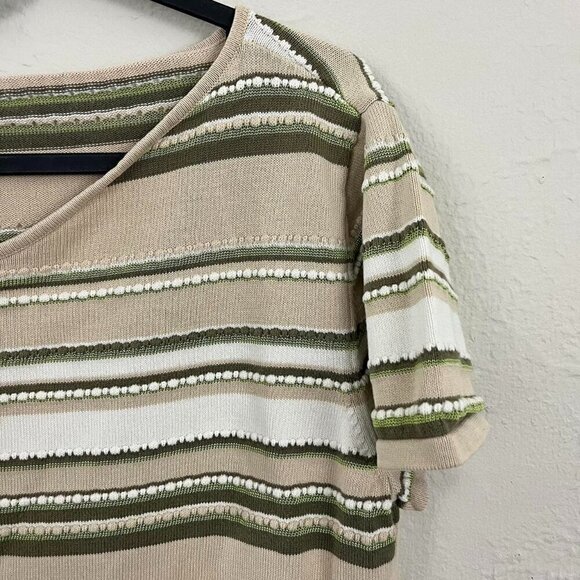 90s striped knit shirt - Picture 3 of 7